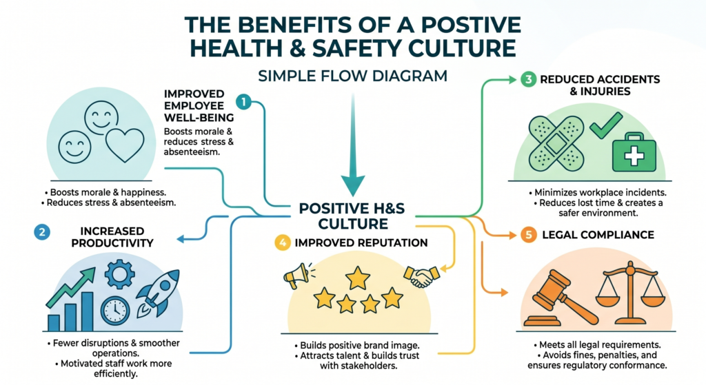 positive health and safety culture diagram